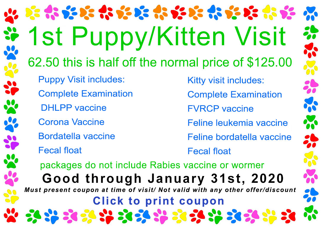 Tulsa Veterinary Coupons Paw Prints Ltd 9182500883