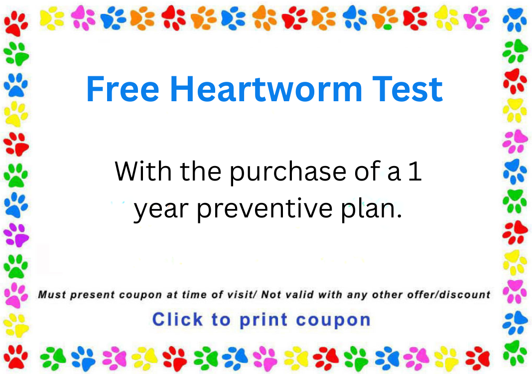 Free heartworm test